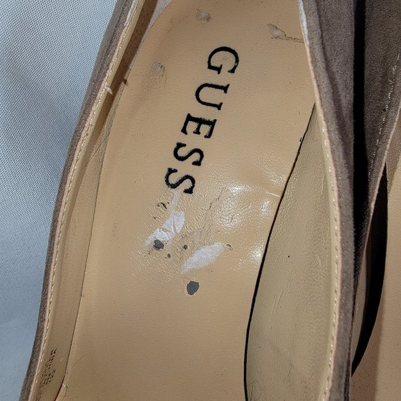 Guess heels / platform - brown with polka-dots - Size 6M - NWOT - Picture 5 of 5